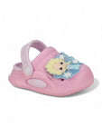 Princess Applique Anti-Slip Clogs - Pink