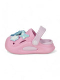 Princess Applique Anti-Slip Clogs - Pink