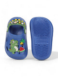 Crocodile Applique Anti-Slip Clogs - Navy Blue