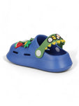 Crocodile Applique Anti-Slip Clogs - Navy Blue