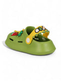 Crocodile Applique Anti-Slip Clogs - Green