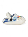 Marble Look Unicorn Applique Anti-Slip Clogs - White