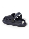 Marble Look Hot Air Balloon Applique Anti-Slip Clogs - Black