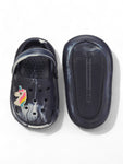 Marble Look Unicorn Applique Anti-Slip Clogs - Black