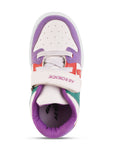 Casual Shoes With Velrco - Purple