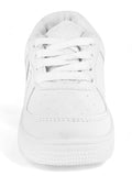 Casual Shoes With Laces - White