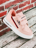 Casual Shoes With Velrco - Pink