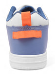 Ankle High Casual Shoes With Laces - Blue