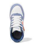 Ankle High Casual Shoes With Laces - Blue