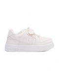 Casual Shoes With Velrco - White