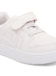 Casual Shoes With Velrco - White