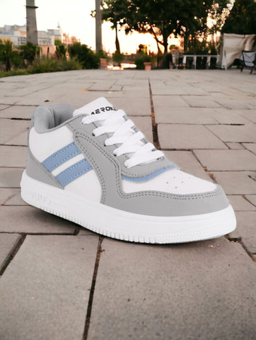 Casual Shoes With Laces - Grey