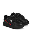 Casual Shoes With Velrco - Black