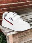 Casual Shoes With Velrco - White