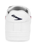 Casual Shoes With Velrco - White