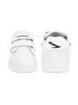 Casual Shoes With Velrco - White