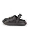 Marble Look Unicorn Applique Anti-Slip Clogs - Black