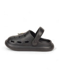 Marble Look Unicorn Applique Anti-Slip Clogs - Black