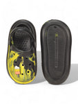 Marble Look Ice Cream Applique Anti-Slip Clogs - Black