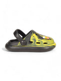 Marble Look Ice Cream Applique Anti-Slip Clogs - Black