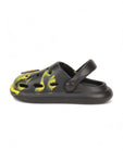 Marble Look Ice Cream Applique Anti-Slip Clogs - Black