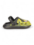 Marble Look Hot Air Balloon Applique Anti-Slip Clogs - Black