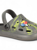 Marble Look Balloon Applique Anti-Slip Clogs - Grey