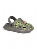 Marble Look Mushroom Applique Anti-Slip Clogs - Grey