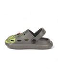 Marble Look Mushroom Applique Anti-Slip Clogs - Grey
