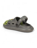 Marble Look Hot Air Balloon Applique Anti-Slip Clogs - Grey