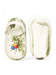 Marble Look Balloon Applique Anti-Slip Clogs - White