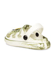 Marble Look Hot Air Balloon Applique Anti-Slip Clogs - White