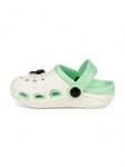 Mushroom Applique Anti-Slip Clogs - Cream