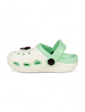 Mushroom Applique Anti-Slip Clogs - Cream