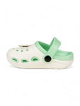 Unicorn Applique Anti-Slip Clogs - Cream