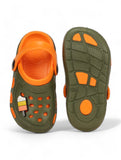 Ice Green Applique Anti-Slip Clogs - Green