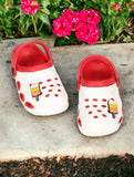 Ice Cream Applique Anti-Slip Clogs - Cream