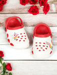 Unicorn Applique Anti-Slip Clogs - Cream