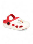 Unicorn Applique Anti-Slip Clogs - Cream