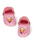 Ice Cream Applique Anti-Slip Clogs - Pink
