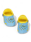 Dinosaur Applique Anti-Slip Clogs - Blue