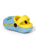 Dinosaur Applique Anti-Slip Clogs - Blue