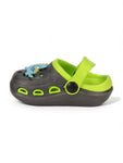 Dinosaur Applique Anti-Slip Clogs - Green