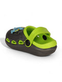 Dinosaur Applique Anti-Slip Clogs - Green