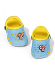 Mushroom Applique Anti-Slip Clogs - Blue