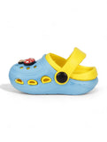 Mushroom Applique Anti-Slip Clogs - Blue