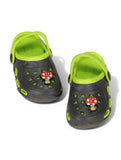 Mushroom Applique Anti-Slip Clogs - Green