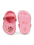 Mushroom Applique Anti-Slip Clogs - Pink