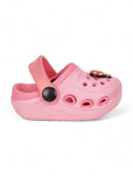 Mushroom Applique Anti-Slip Clogs - Pink