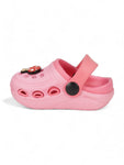 Mushroom Applique Anti-Slip Clogs - Pink